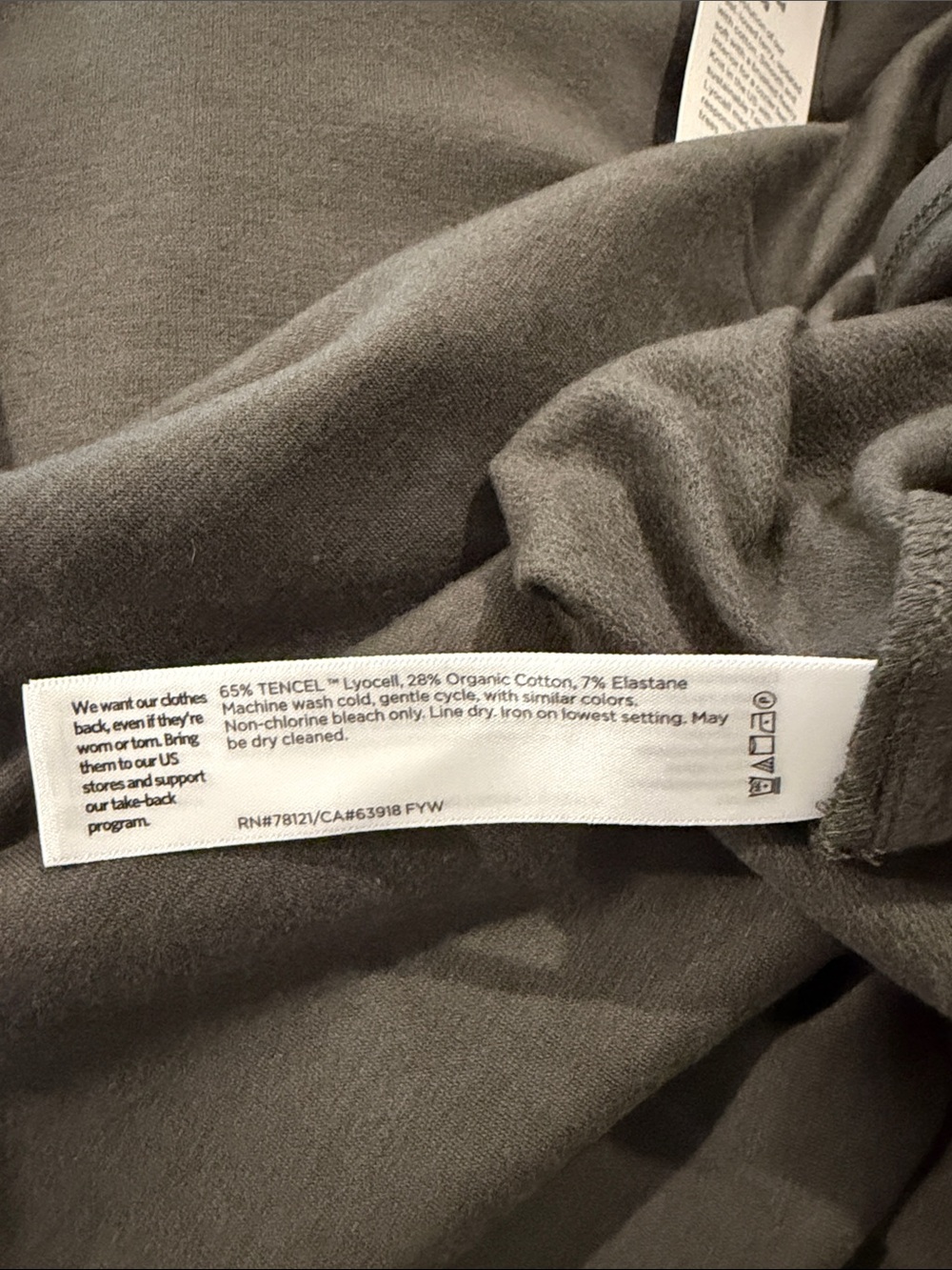 NWT Eileen Fisher Cozy Brushed Terry Hug High Crewneck Boxy Top- Medium - Picture 7 of 7